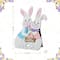 Glitzhome® 24" Easter Wooden Bunny Porch Decor Set